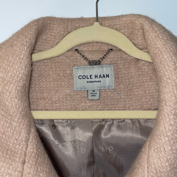 EUC Cole Haan Wool Jacket, Cream, Size 14 - Picture 2 of 12
